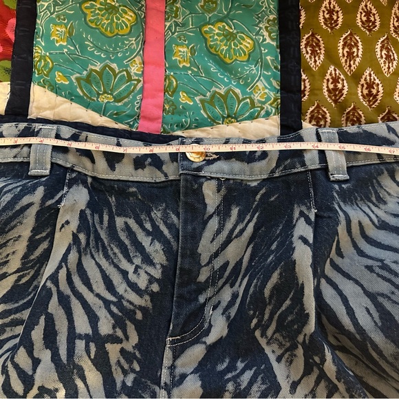 Big Bud Press Blue Zebra trousers size L NWOT - Picture 7 of 7